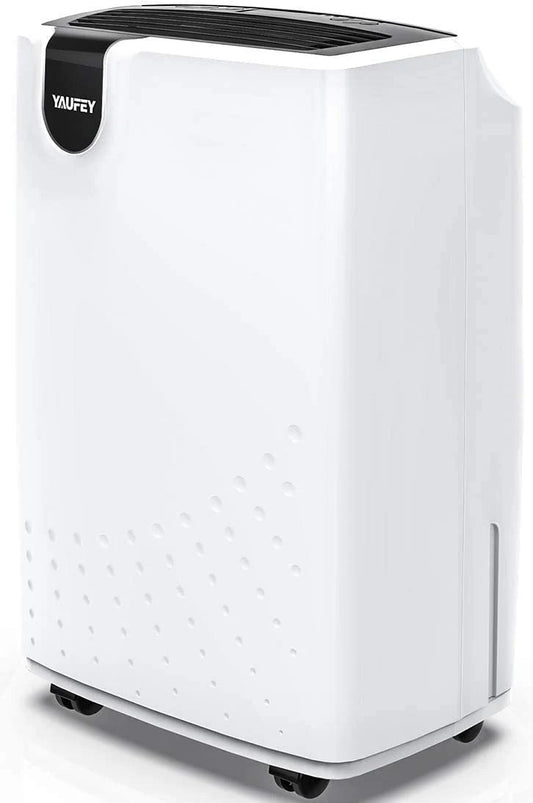 Yaufey 30 Pint Portable Dehumidifier, 4 Gallons/Day, Up To 1500 Sq Ft