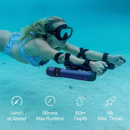 Waydoo Subnado Underwater Scooter Lite Blue - Subnado Lite